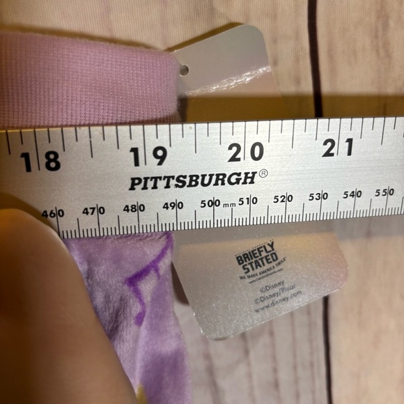 Disney 100th anniversary fleece Drawstring Waist Purple Lounge Pants NWT XXL - Picture 6 of 6